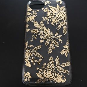 Rifle Paper Co iPhone 7 Case Gold Floral
